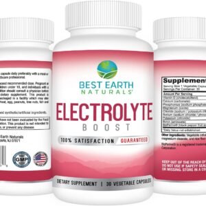 Best Earth Naturals Electrolyte Support Supplement - Support Electrolyte Balance...