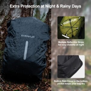 Everfun Hydration Backpack 18L with Water Bladder 2L/3L Hiking Water Backpack Wo...