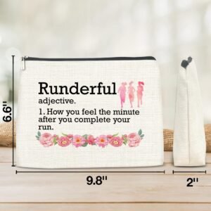 Fun Gift For Runner Makeup Bag, Runner Gift for Girls Women Best Friends Daughte...