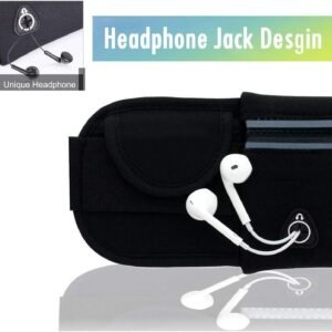 Waterproof Running Belt Water Bottle Waist Pack,Sport Pouch Fanny Pack for Men W...