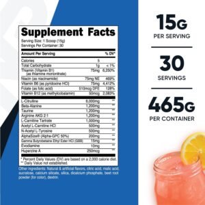 Nutricost Stim-Free Pre-Workout, 30 Servings (Pink Lemonade) - Caffeine Free, St...