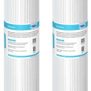 Membrane Solutions 5 Micron Whole House Sediment Water Filter Replacement Cartri...