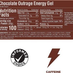 GU Energy Original Sports Nutrition Variety Pack: 8 Chocolate Outrage + 8 Salted...