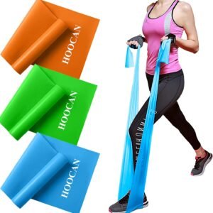 Resistance Bands Elastic Exercise Bands Set for Recovery, Physical Therapy, Yoga...