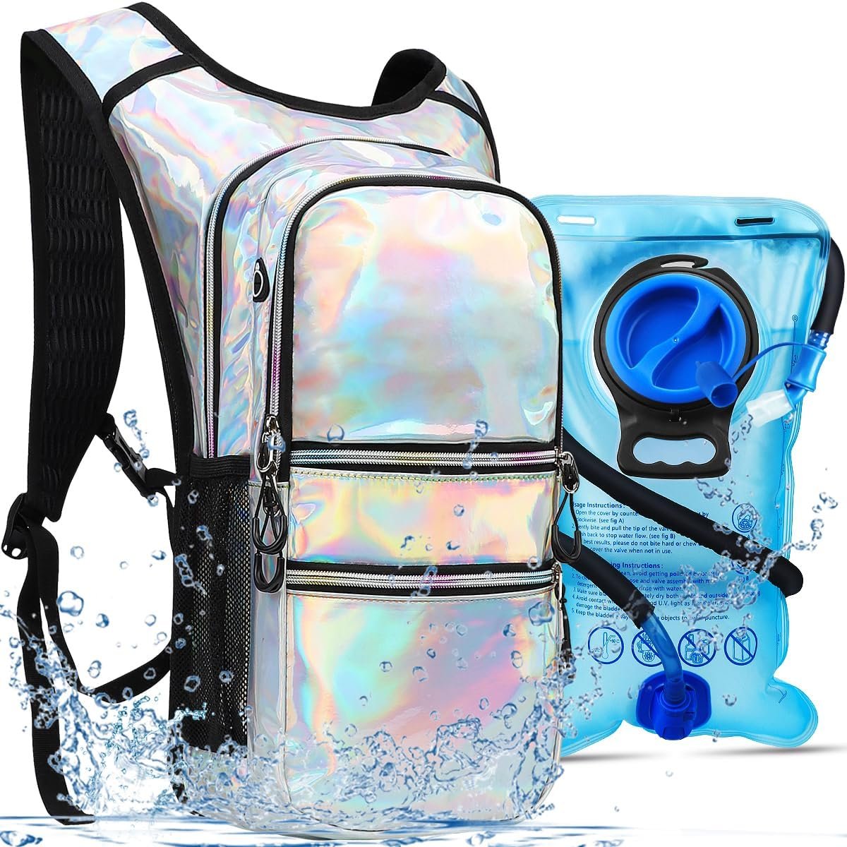 Hydration Pack, Water Backpack with 3L Hydration Bladder Lightweight Insulation,...