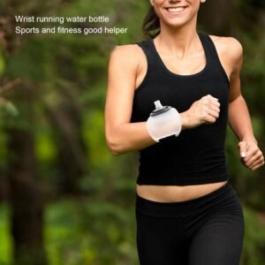 Sonew 200ml Lightweight Wearable Wrist Water Bottle, Portable Outdoor Sports Hyd...
