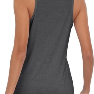 Smile Fish Women Scoop Neck Flowy Loose Fit Tank Top Sleeveless Summer Tops Shir...