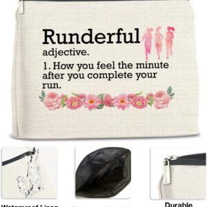 Fun Gift For Runner Makeup Bag, Runner Gift for Girls Women Best Friends Daughte...
