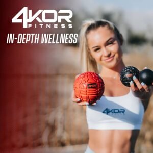 4KOR Massage Balls for Physical Therapy - Trigger Point Balls - Muscle Relief fo...