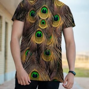 Mens T-Shirt 3D Print T-Shirts Short Sleeve Crew Neck Graphic Tee Men