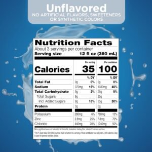 Amazon Basic Care Oral Electrolyte Solution, Unflavored, 33.8 fl oz (Pack of 1)