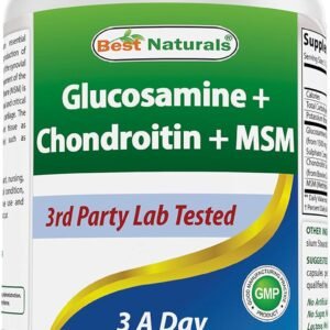 Best Naturals Glucosamine Chondroitin and MSM (Non-GMO) - Promotes Joint Health ...