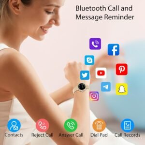 Smart Watch, Smart Watches for Women (Answer/Make Calls), Fitness Tracker with H...