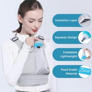 Running Vest for Women Men, USA Original Patent, Adjustable Chest Straps Running...