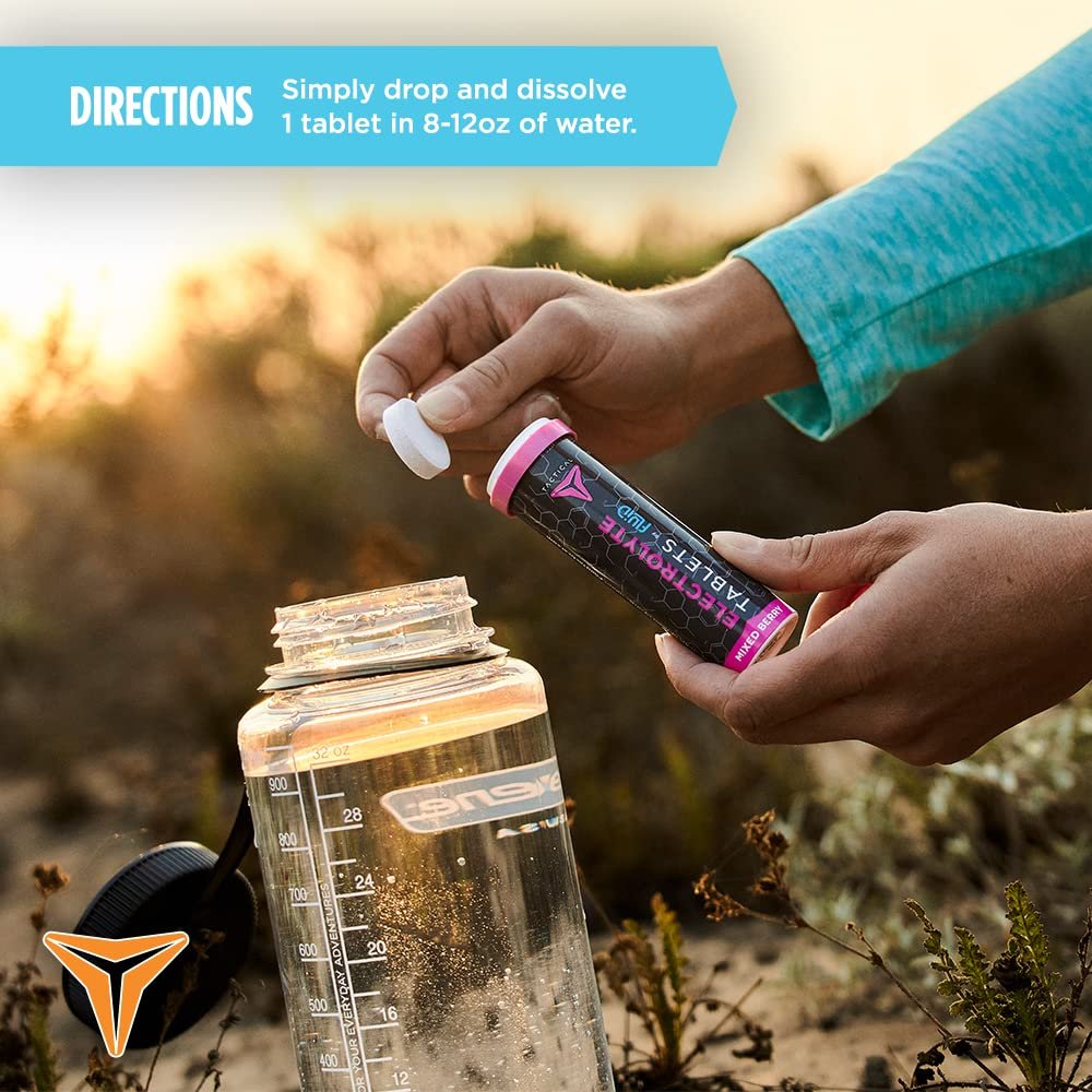 Fluid Tactical- Effervescent Hydration Tablets, Electrolyte Replacement & Dehydr...