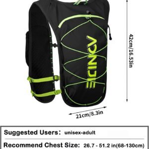 Running Vest for Men Women, Hydration Vest for Running Hiking with Water Bladder...