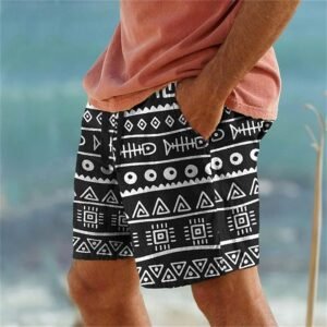 Kainawee Shorts for Men Athletic Casual Hiking Shorts Loose Fit Elastic Waist Li...