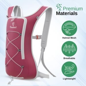 TIMSHEL Hydration Backpack with 2L Water Bladder - Waterproof Helmet Mesh Water ...