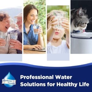 Membrane Solutions 5 Micron 10" x 2.5" Sediment Water Filter Replacement Cartrid...