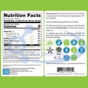 elete – Electrolyte Add-In – 1 Pocket Bottle – 4 Essential Electrolytes Concentr...