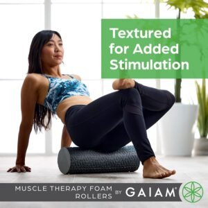 Gaiam Restore Foam Roller for Muscle Massage - Deep Tissue Muscle Massager for S...