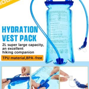 Hydration Vest Pack Backpack 5 l for Men and Women Marathon Runners Hydration Ve...