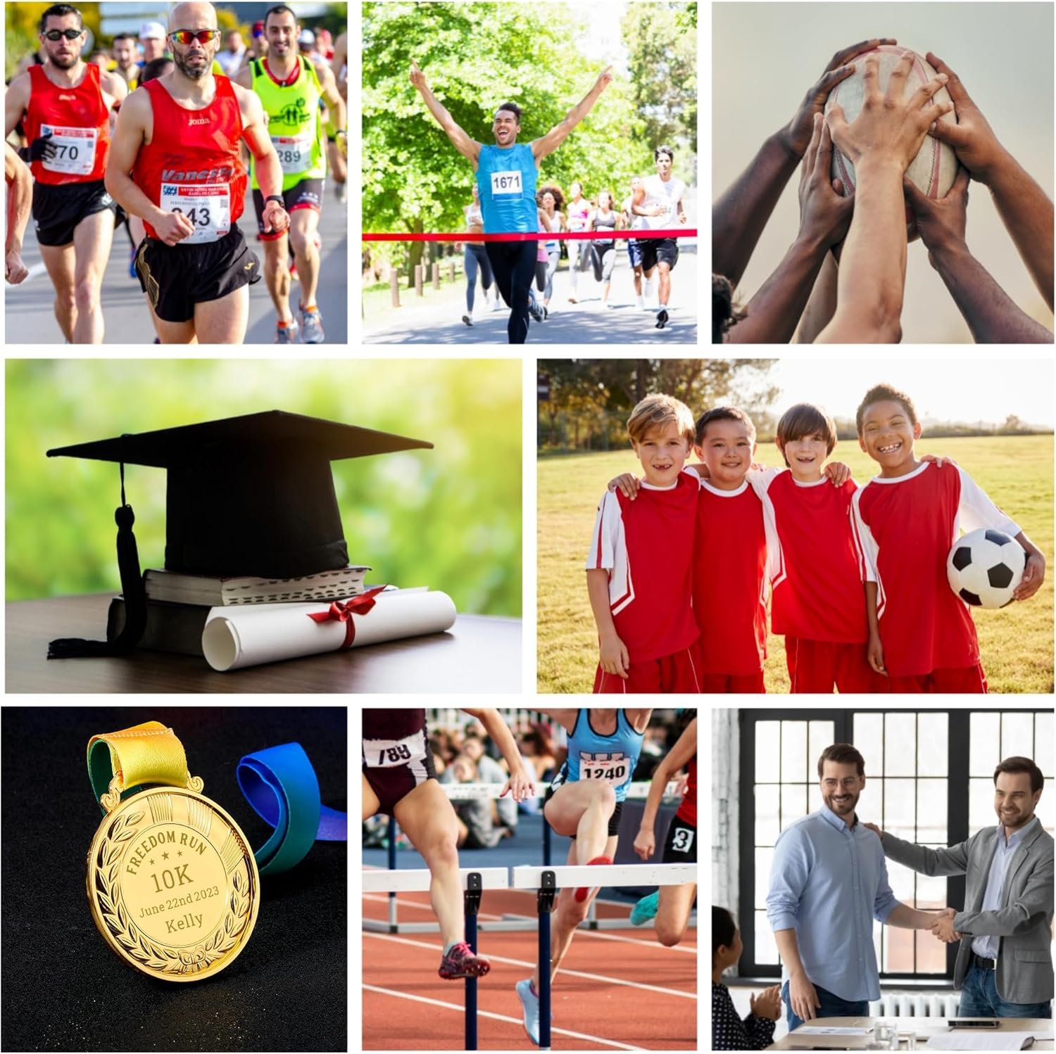 Half Marathon Runner Gifts Custom Half Marathon Medals for Awards for Adults Run...