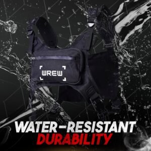 Running Vest for Men- Water Resistant Chest Bag for Men- Chest Pack for Workout-...