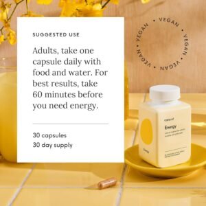 Care/of Natural Energy Supplements for Fatigue Vitamins for Energy and Tiredness...