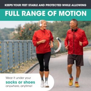 Modvel Foot & Ankle Brace Socks for Sprained Ankle Compression Sleeve - Foot Sup...