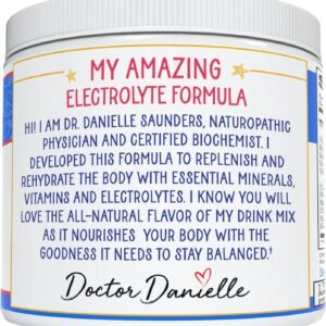 Dr. Danielle's Original Electrolyte Powder - Hydration Drink Mix Supplement - Bo...