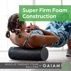Gaiam Restore Foam Roller for Muscle Massage - Deep Tissue Muscle Massager for S...