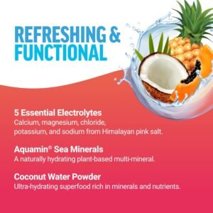 FORCE FACTOR Liquid Labs Electrolytes Powder, Hydration Packets to Make Electrol...