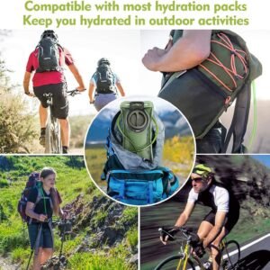 Hydration Bladder, 1.5L-2L-3L Water Bladder for Hiking Backpack Leak Proof Water...