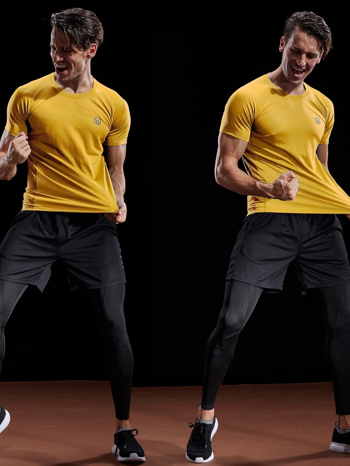 NELEUS Men's Dry Fit Mesh Athletic Shirts