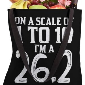 Funny Running Quote 26.2 Funny Marathon Runners Gift Tote Bag