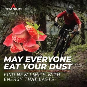TITANIUM Energy Chews for Running, Cycling - Plant-Based Natural Endurance Energ...