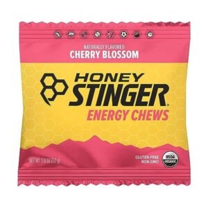 Honey Stinger Organic Cherry Blossom Energy Chew | Gluten Free & Caffeine Free |...