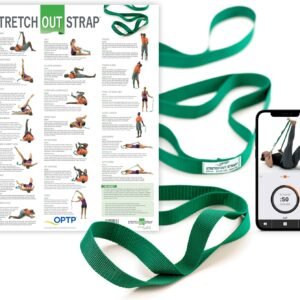 OPTP The Original Stretch Out Strap with Exercise Poster, USA Made Top Choice St...