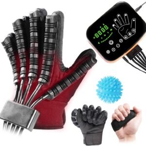 Heated Rehabilitation Robot Gloves Hand Rehabilitation For Stroke Patients Finge...