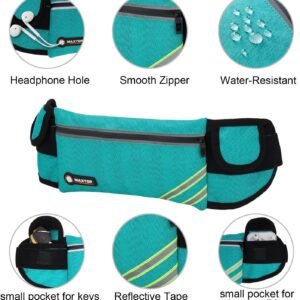 Slim Running Belt Fanny Packs for Women Men, Reflective Waist Pack Phone Holder ...