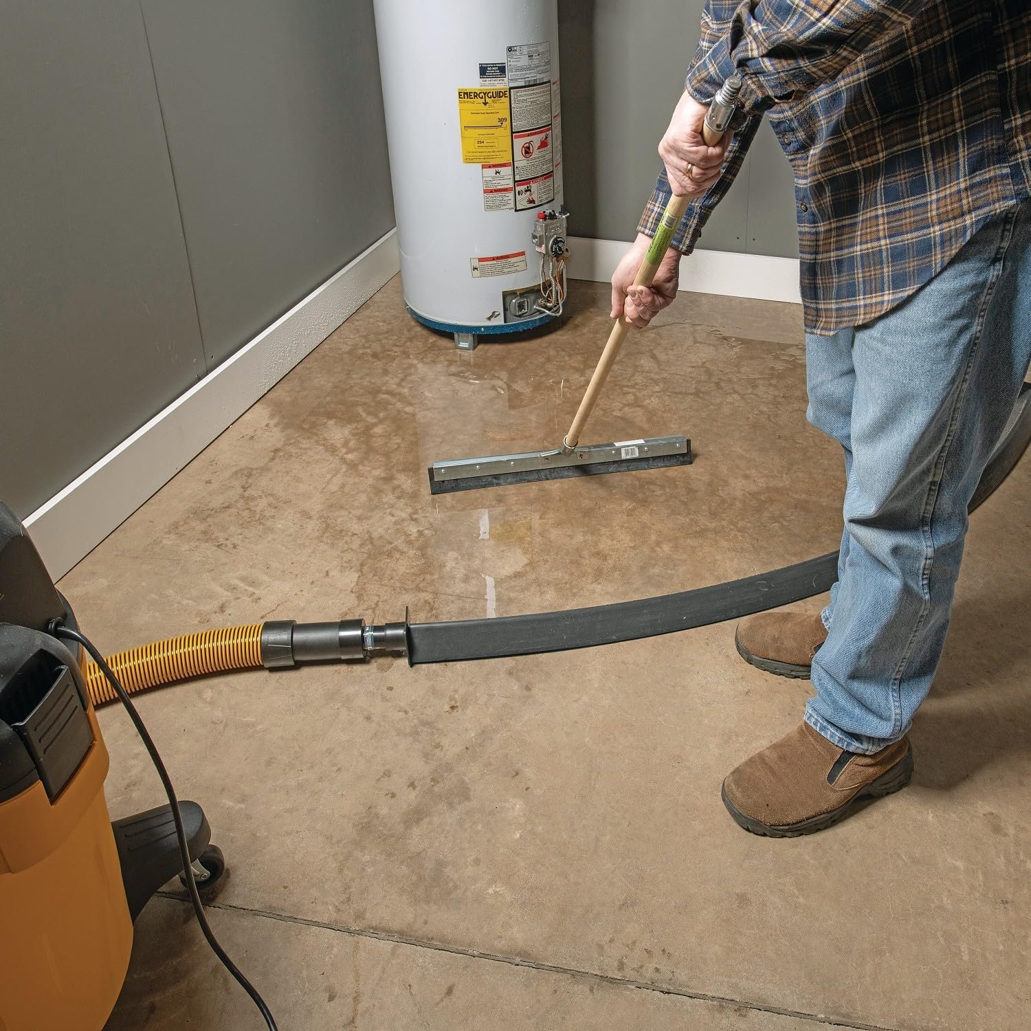 Pig Home Solutions Water Vacuum Barrier for Basement Flooding | Portable Water R...