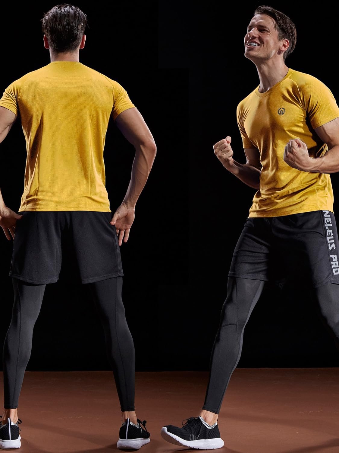 NELEUS Men's Dry Fit Mesh Athletic Shirts