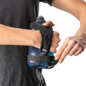 Nathan Running Handheld Quick Squeeze Water Bottle. No-Grip Adjustable Hand Stra...