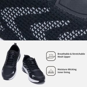 JARLIF Men's Air Running Shoes Athletic Tennis Shoes Lightweight Sport Workout S...