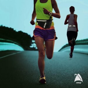 Running Fanny Pack with Water Bottle Holder - Adjustable Running Belt With Water...