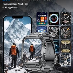 LIGE Smart Watches for Men(Answer/Make Call), 1.96" HD Fitness Tracker with Rich...