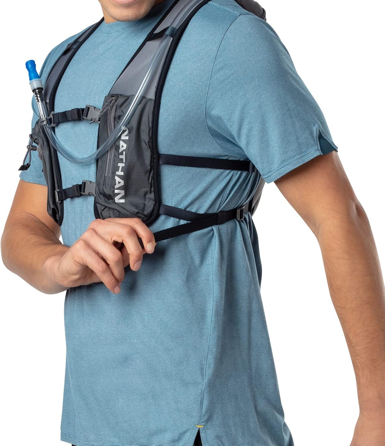 Nathan QuickStart 3L Hydration Vest Pack with 1.5L Bladder Included. One Size Fi...