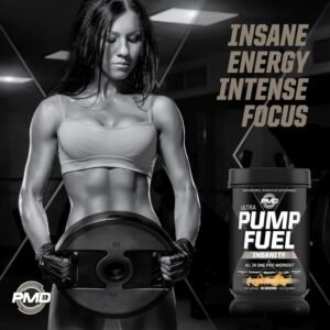 PMD Sports Ultra Pump Fuel Insanity - Pre Workout Drink Mix for Energy, Strength...