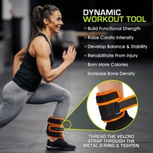 ProsourceFit Ankle Wrist Weights Set of 2, Adjustable Comfort Fit, for Women, an...